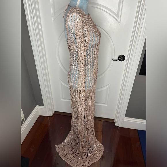 Retrofete CHERRI SEQUIN CROCHET DRESS - Picture 6 of 8